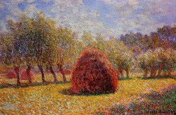  paja Lienzo - Pajares en Giverny 1895 Claude Monet